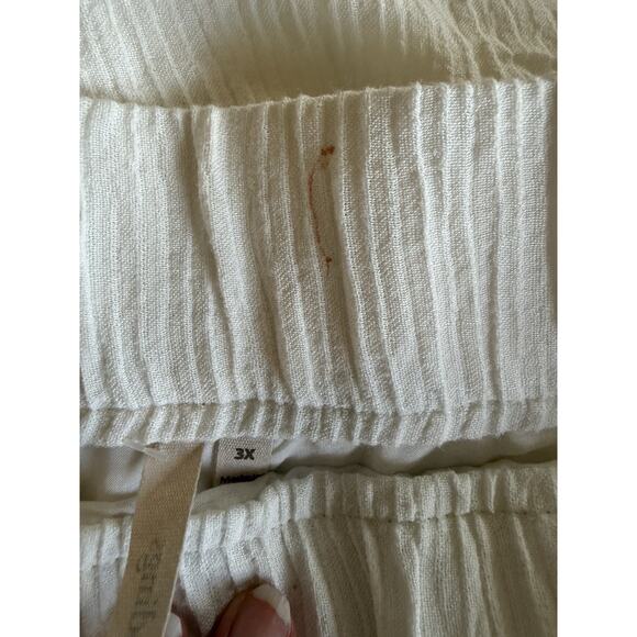 Soft Surroundings 3x Full Length Wide Pants Beachy Relaxed Light Airy Vacation - Picture 5 of 8